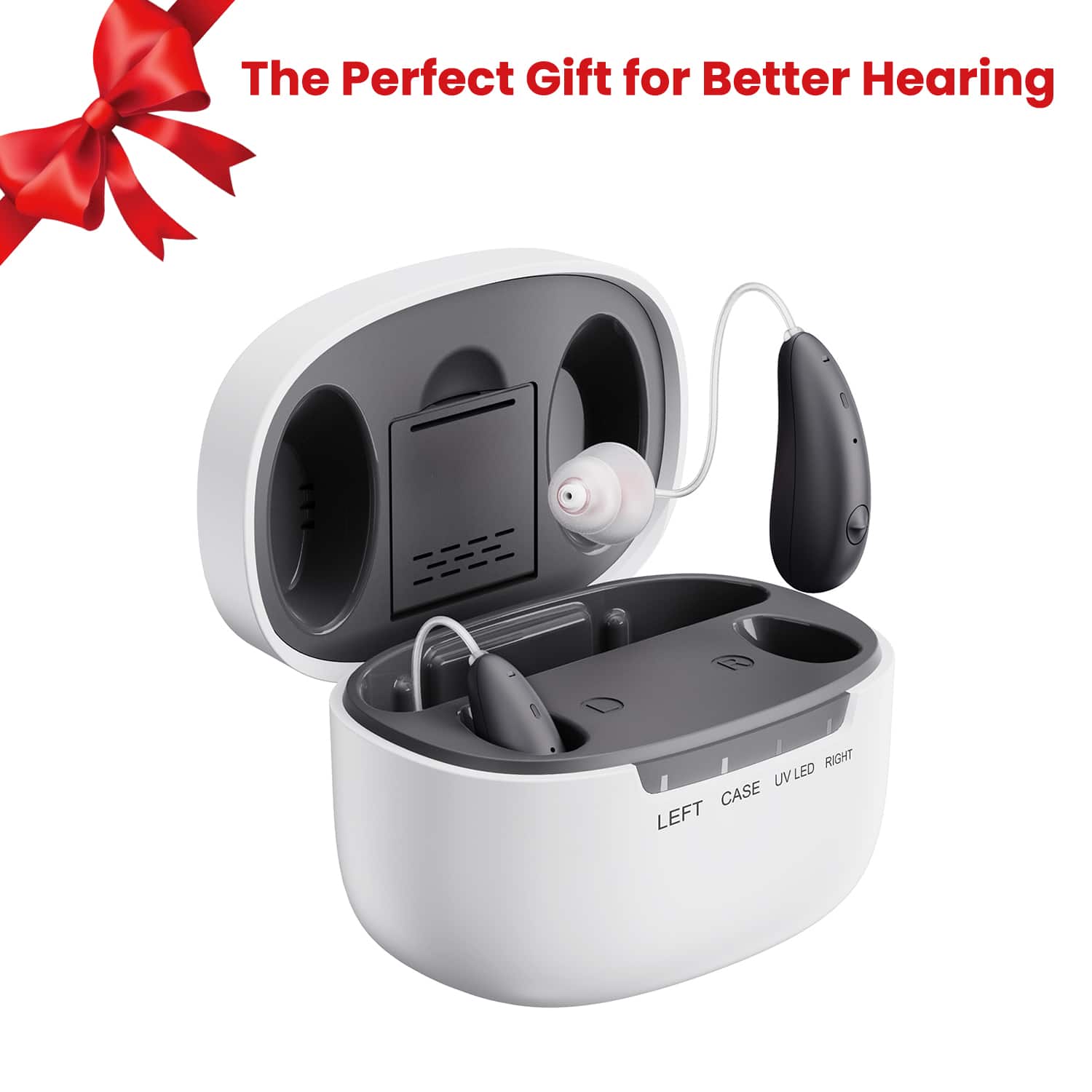 The Perfect Gift for Better Hearing

LEFT CASE UV LED RIGHT