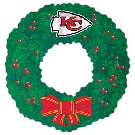 Fan Creations - Kansas City Chiefs 16'' Team Wreath Sign - Green