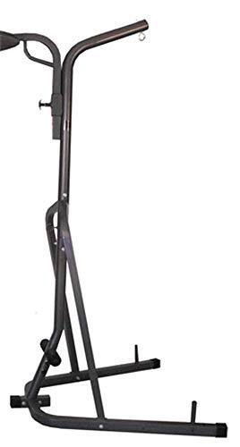 Angle. Amber Sporting Goods - Amber Fight Gear Heavybag/Speedbag Stand – Multi-Station, Holds up to 100lb for Boxing & MMA Training - Black.
