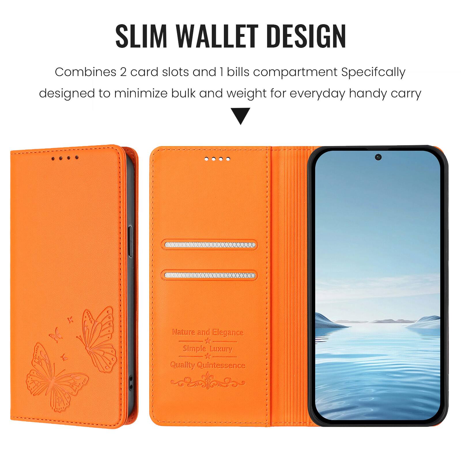 SLIM WALLET DESIGN

Combines 2 card slots and 1 bills compartment. Specifically designed to minimize bulk and weight for everyday handy carry.

Nature and Elegance  
Simple Luxury  
Quality Quintessence