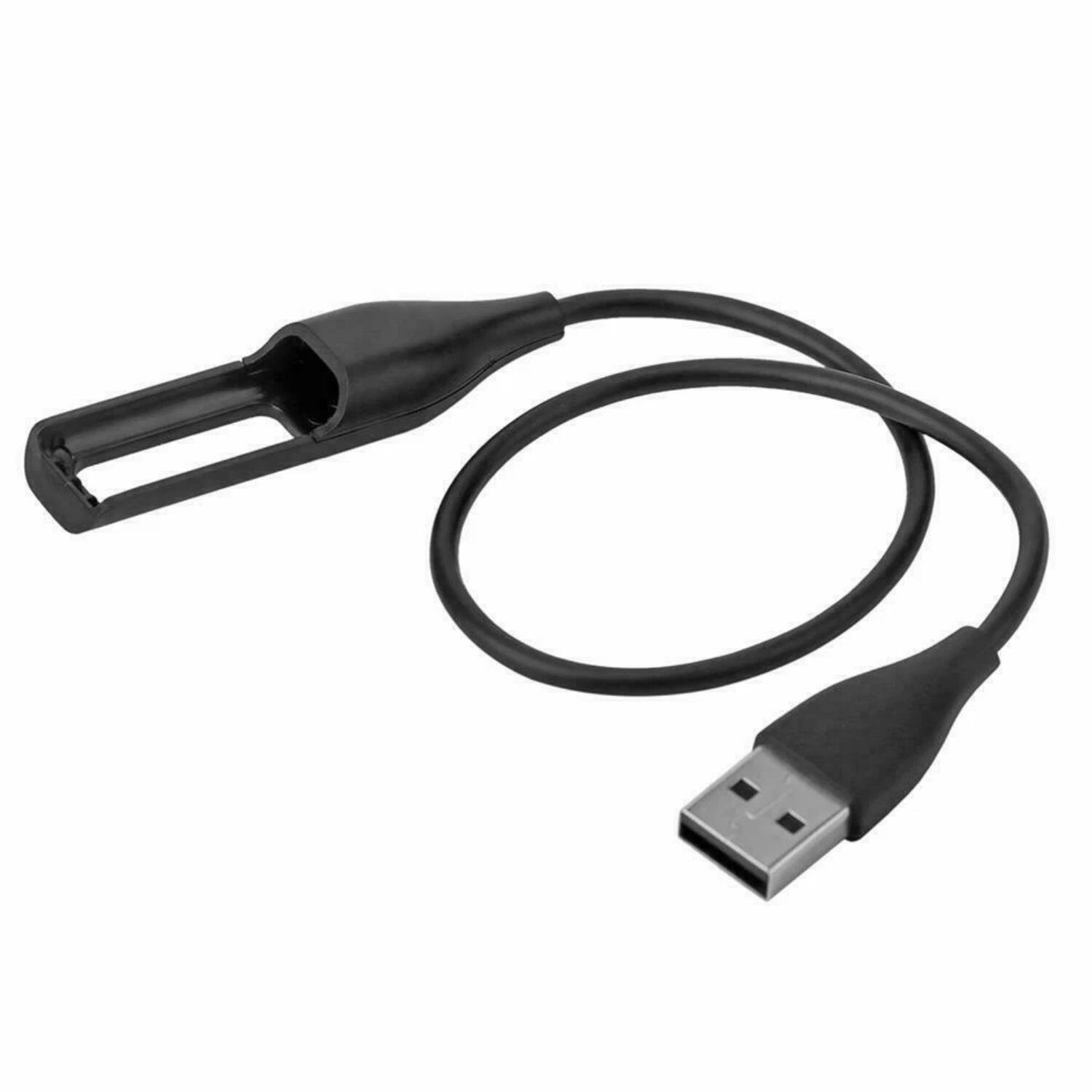Front. Stock Preferred - USB Charger Cable for Fitbit Flex - Black.