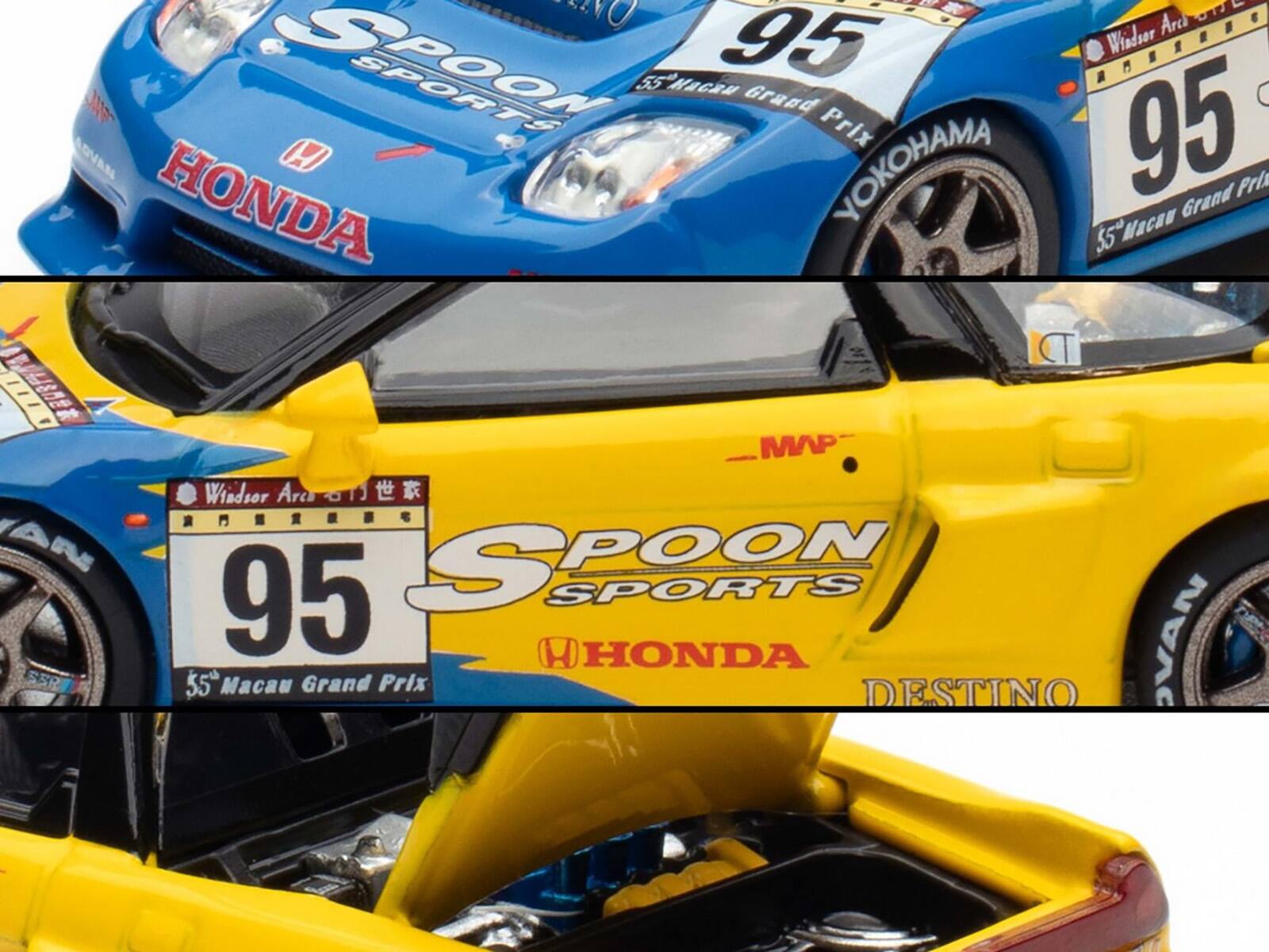 1. Arcs 195
2. Windsor A Spoor 55 MR Grand Prix 95
3. ROVAN H YOKOHAMA
4. HONDA Grand 55 Maau CT
5. Windsor Ares
6. AN SPN 95 SPORTS SSR 55 Macau Grand Prix
7. HONDA DESTINO MAVE