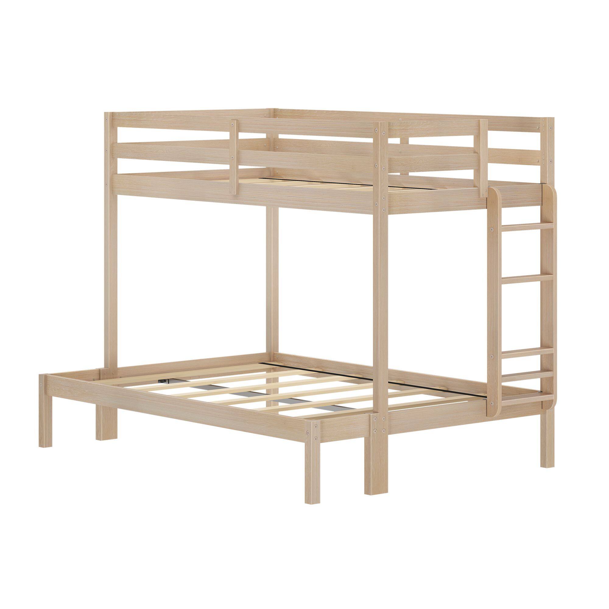 Alt View 5. Grain & Grove - Bear Plywood Twin/Full Bunk, Embossed Natural - Natural.