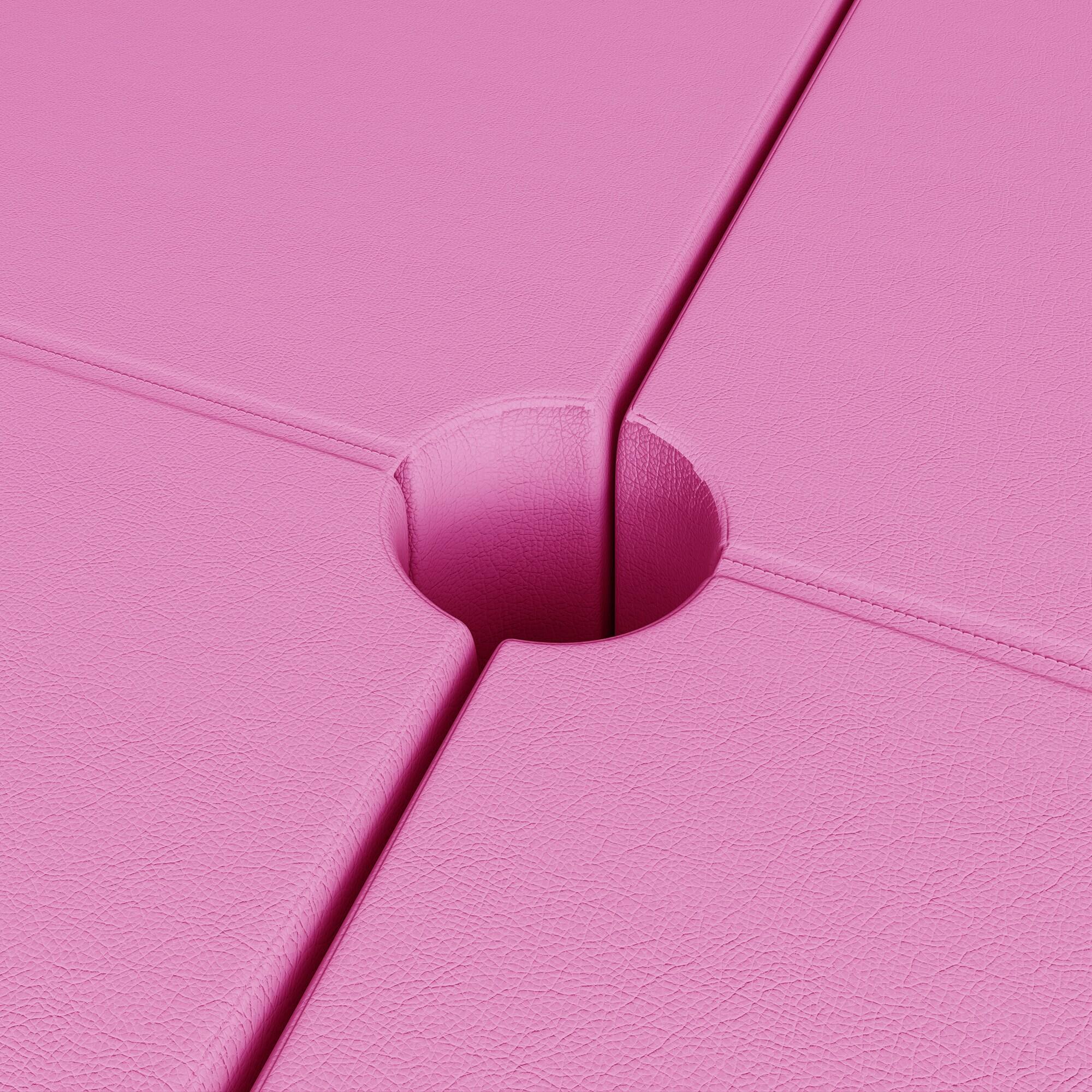 Alt View 8. Soozier - Pole Dance Crash Mat, 5ft Wide Foldable Pole Padding Crash Pad with Carrying Handles and 3.5" Thick EPE Foam - Pink.