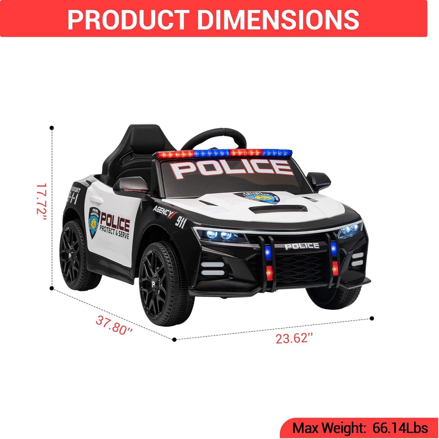 PRODUCT DIMENSIONS

17.72"  
37.80"  
23.62"  

Max Weight: 66.14Lbs