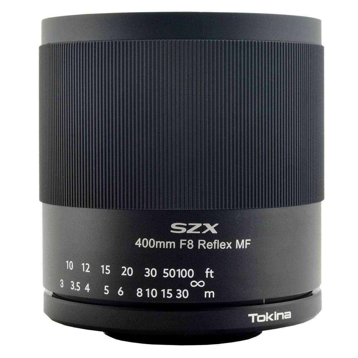 SZX 400mm F8 Reflex MF  
10 12 15 20 30 50 100 ft  
3 3.5 4 5 6 8 10 15 30 m  
Tokina
