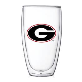 Indigo Falls - Georgia Bulldogs 15oz. Double Wall Thermo Glass - Multicolor