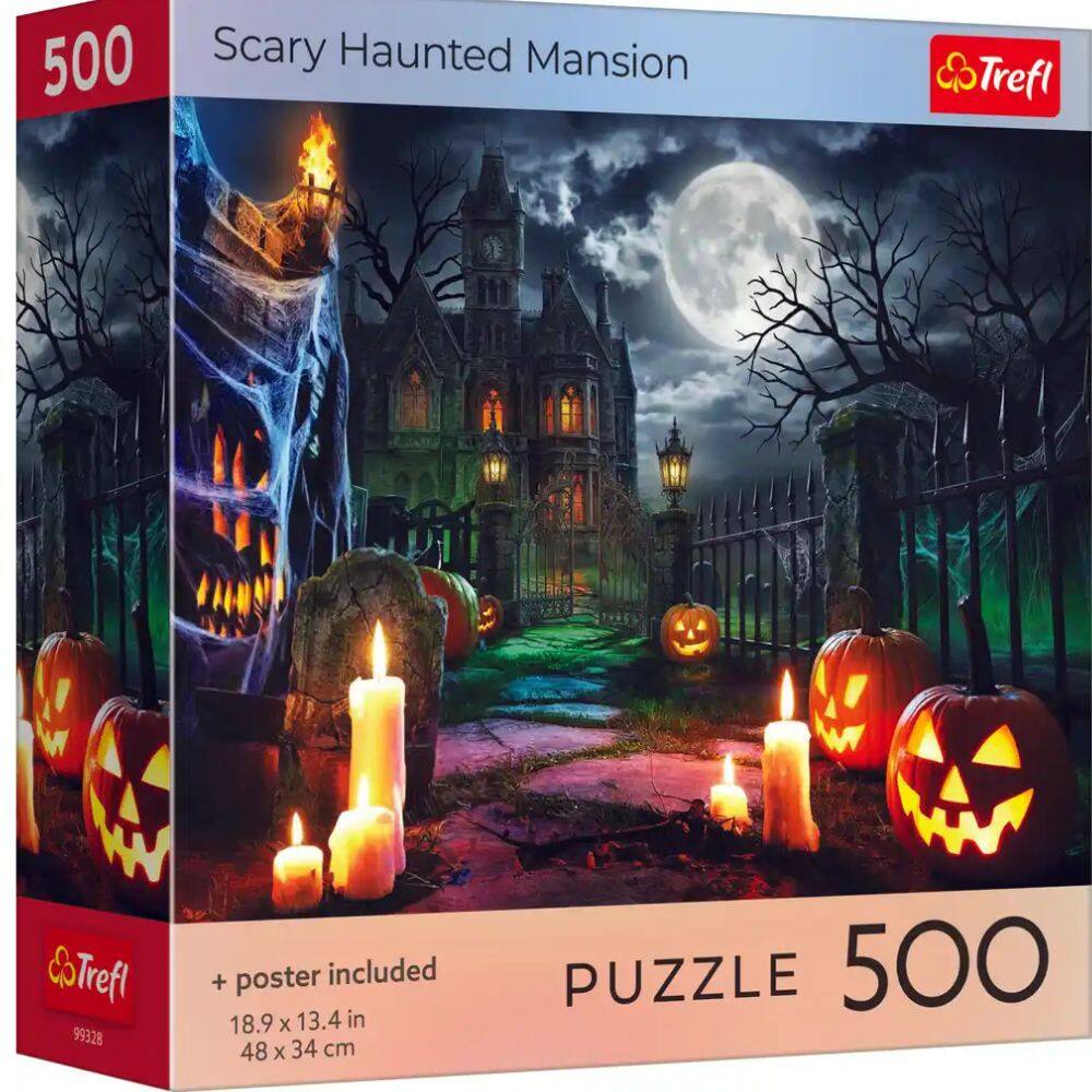 Trefl - 500 Piece Puzzle - Halloween: Scary Haunted Mansion price history on PriceWatchPro