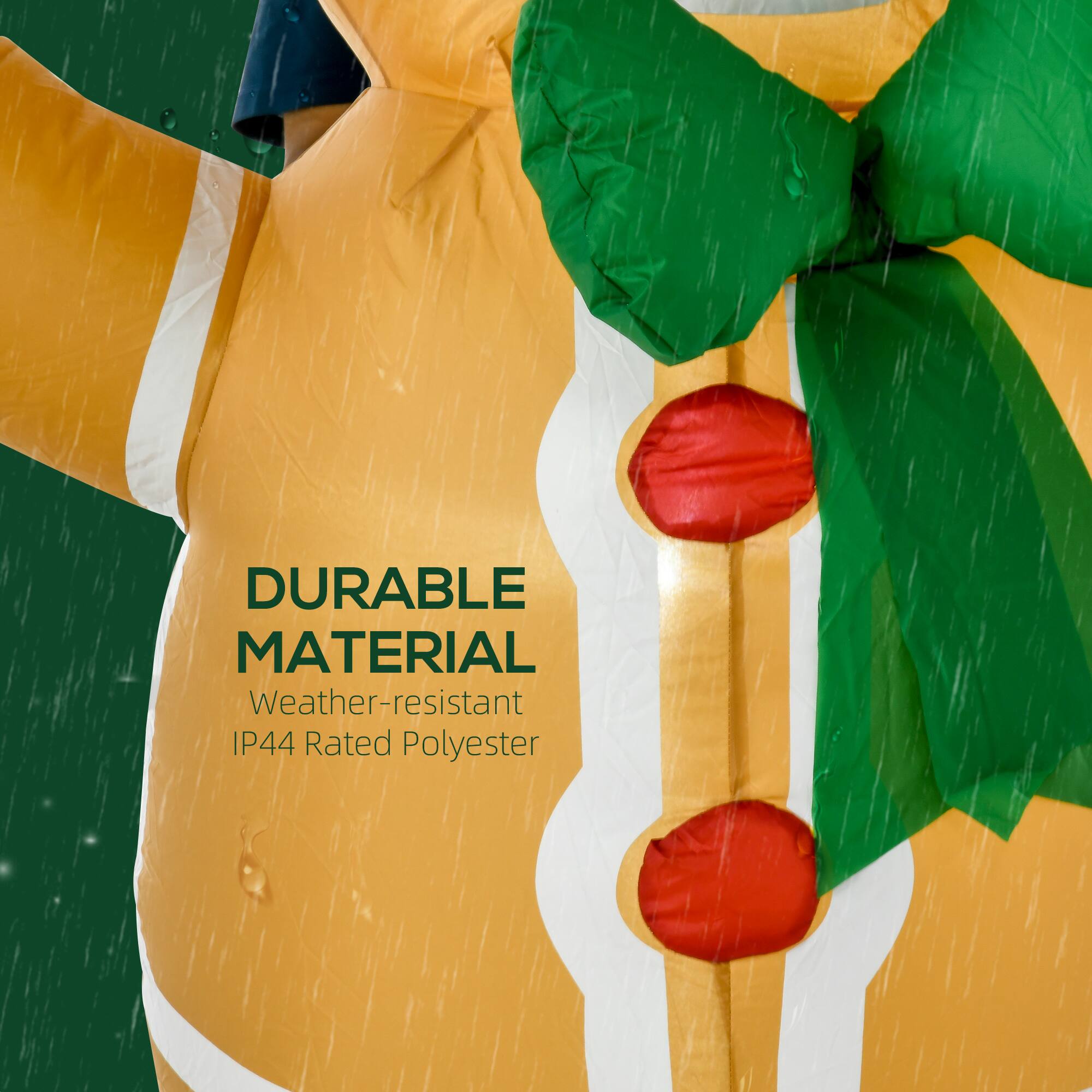 DURABLE MATERIAL
Weather-resistant IP44 Rated Polyester