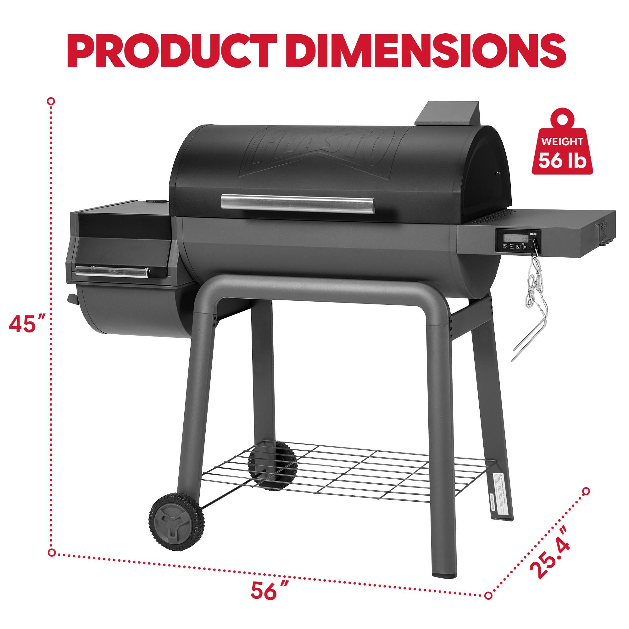 PRODUCT DIMENSIONS  
WEIGHT 56 lb  
45" x 56" x 25.4"