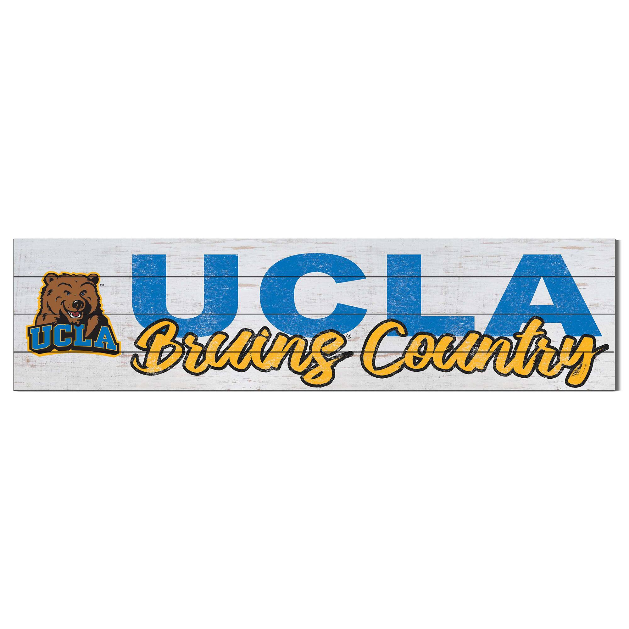 UCLA Bruins 10'' x 40'' Logo Sign