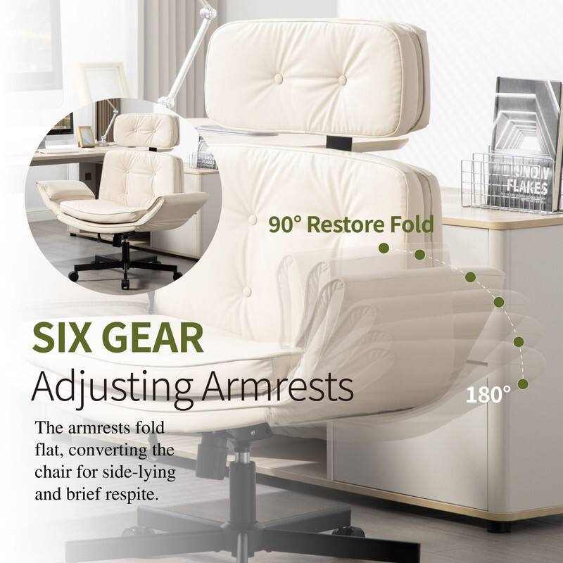 90° Restore Fold

180°

SIX GEAR

Adjusting Armrests

The armrests fold flat, converting the chair for side-lying and brief respite.