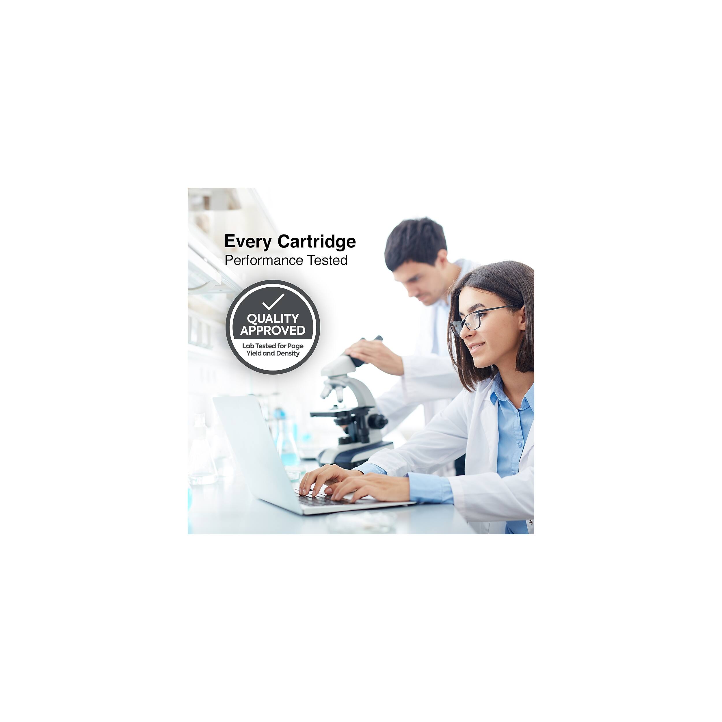 Every Cartridge Performance Tested  
QUALITY APPROVED  
Lab Tested for Page Yield and Density