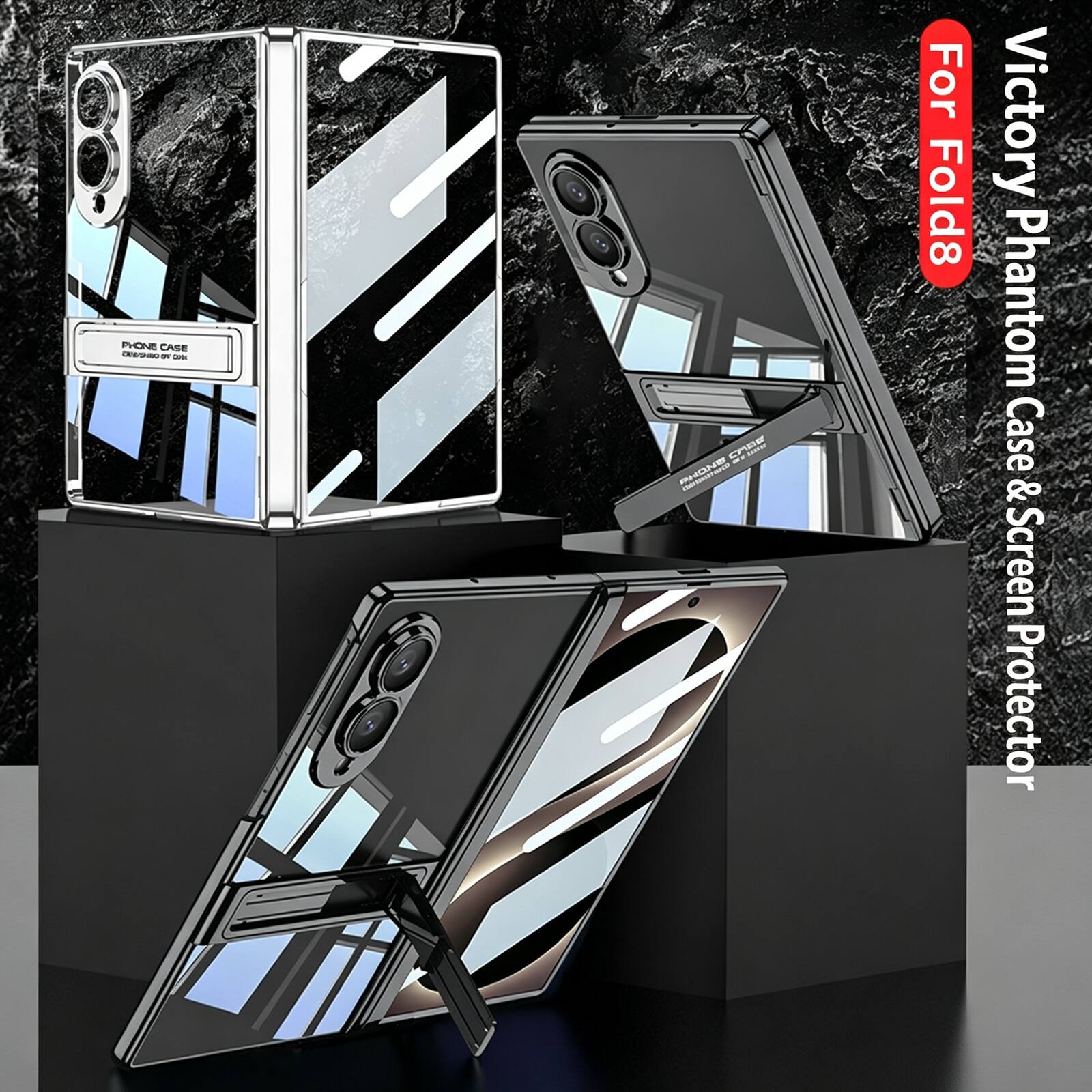 PHONE CASE DESPARQ  
CABE AM SAMAR ANCHU  
For Fold8  
Victory Phantom Case & Screen Protector