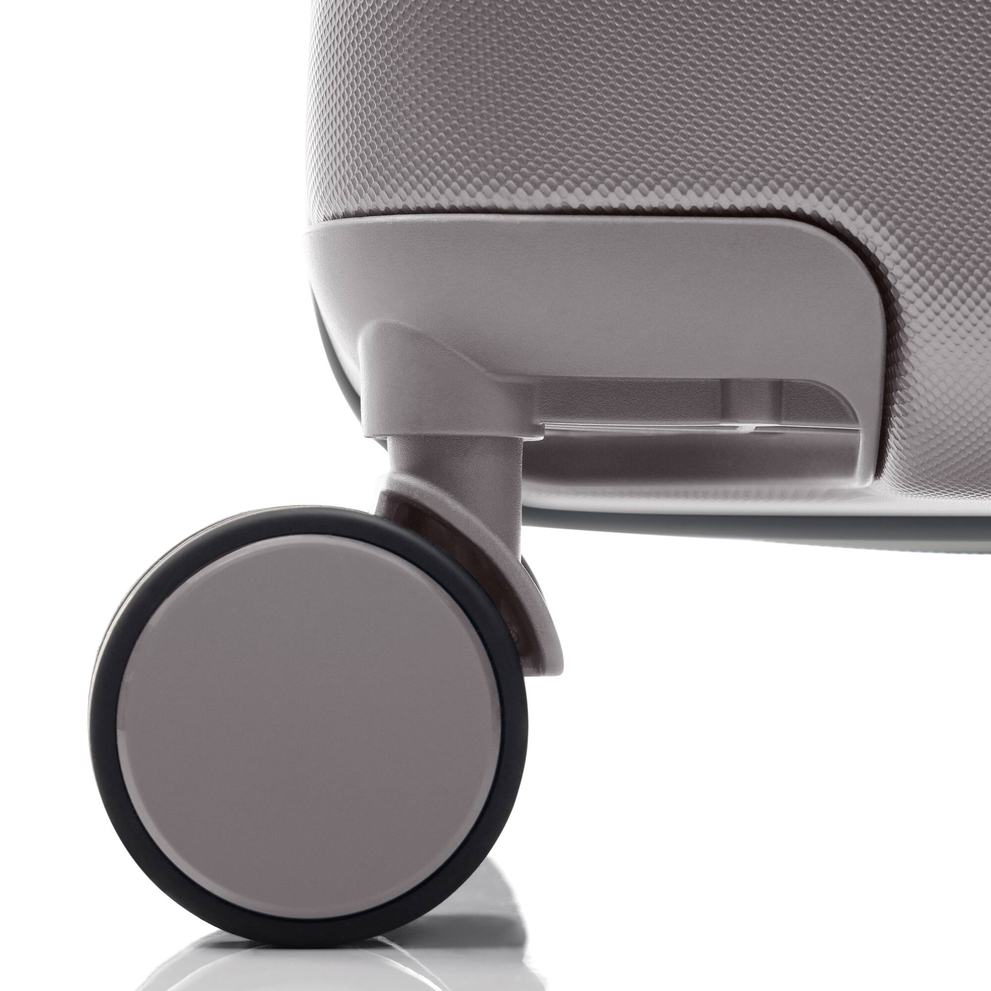 Alt View 8. Ecooso - 3-Piece Premium ABS Luggage Set with TSA Locks, 20/24/28-Inch Spinner Suitcases - Light Brown.