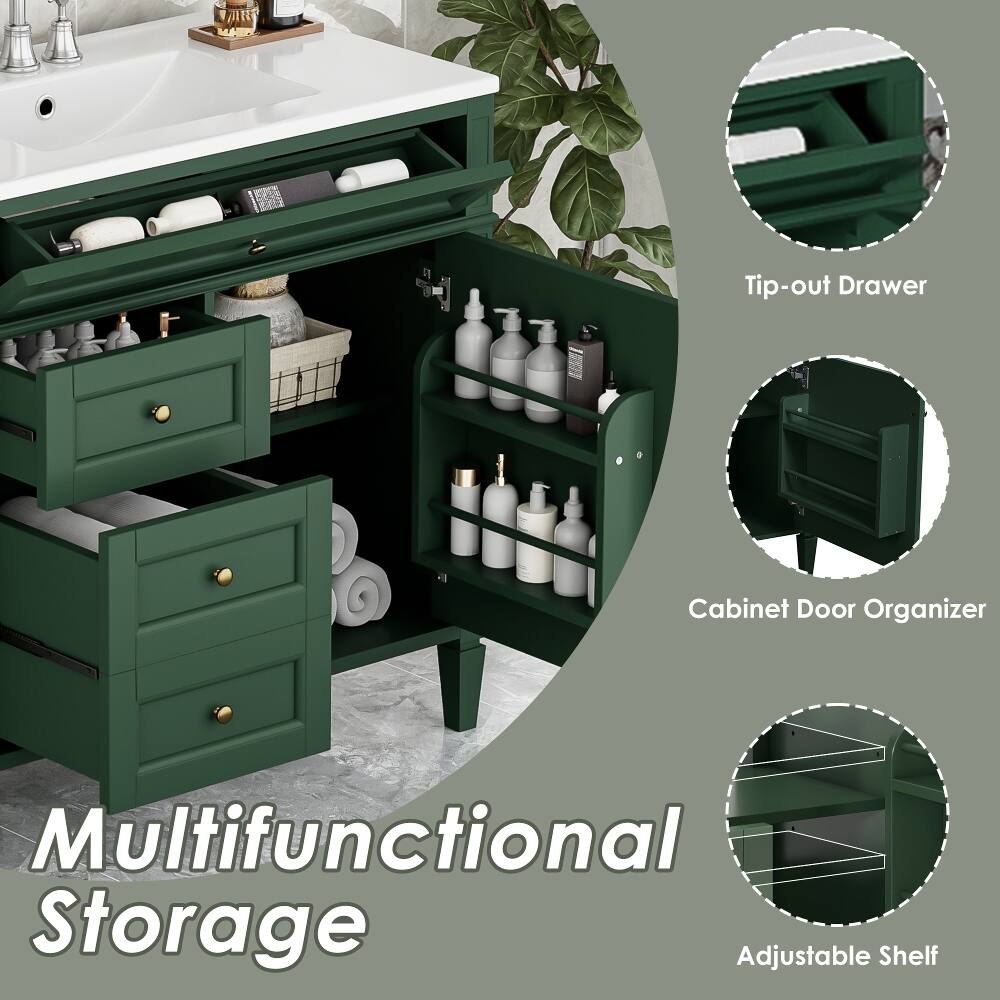 Tip-out Drawer  
Cabinet Door Organizer  
Multifunctional Storage Adjustable Shelf