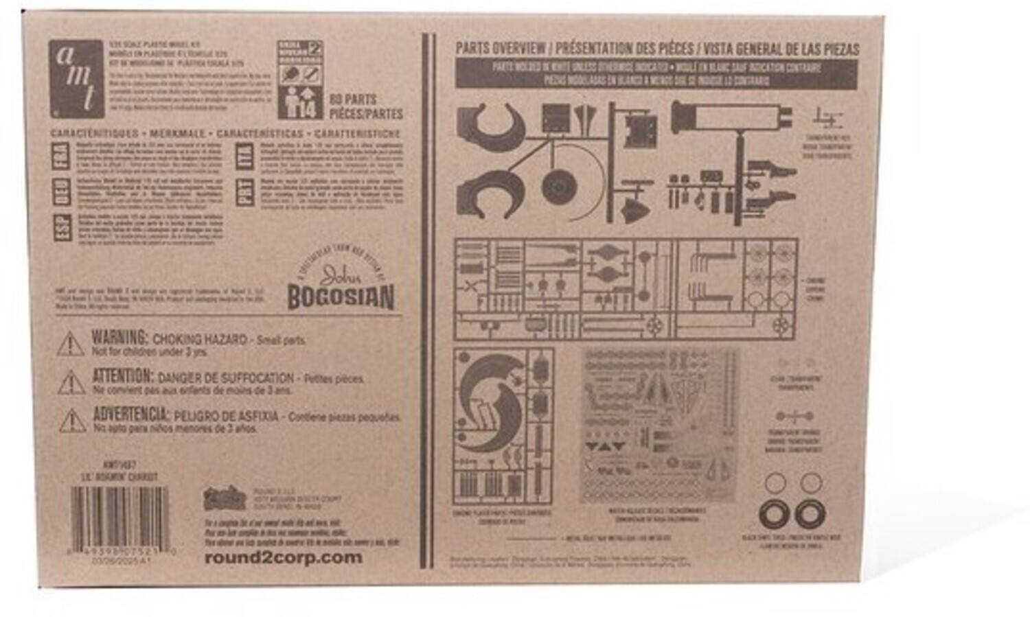 2 a m I 80 PARTS PIECES/PARTES CARACTERÍSTICAS MERKMALE CARATTERISTICHE FRA ITA DEU PRT ESP sbl BOGOSIAN!

WARNING: CHOKING HAZARD - Small parts. Not for children under 3 yrs  
ATTENTION: DANGER DE SUFFOCATION - Petites pièces. Ne convient pas aux enfants de moins de 3 ans!  
ADVERTENCIA: PELIGRO DE ASFIXIA - Contiene piezas pequeñas. No apto para niños menores de 3 años.

PARTS OVERVIEW / PRÉSENTATION DES PIÈCES / VISTA GENERAL DE LAS PIEZAS

CARACTERÍSTICAS - MERKMALE - CARACTERÍSTICAS - CARATTERISTICHE  
FRA ITA DEU PRT ESP

BOGOSIAN

round2corp.com