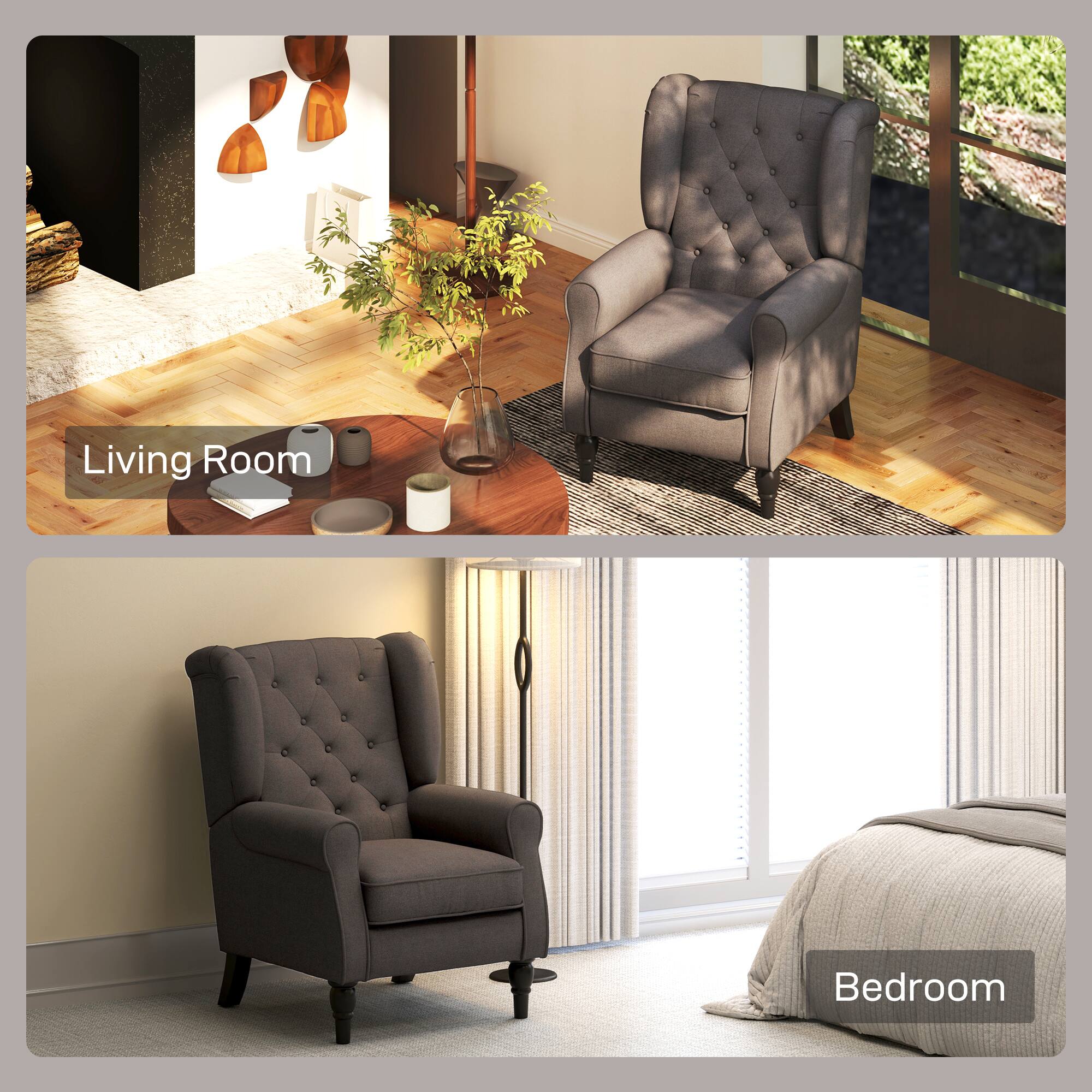 Living Room  
Bedroom