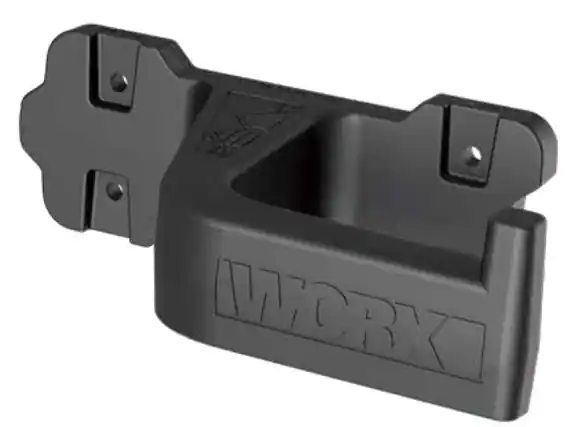 Front. WORX - Wall Mount Tool Holder - Black.