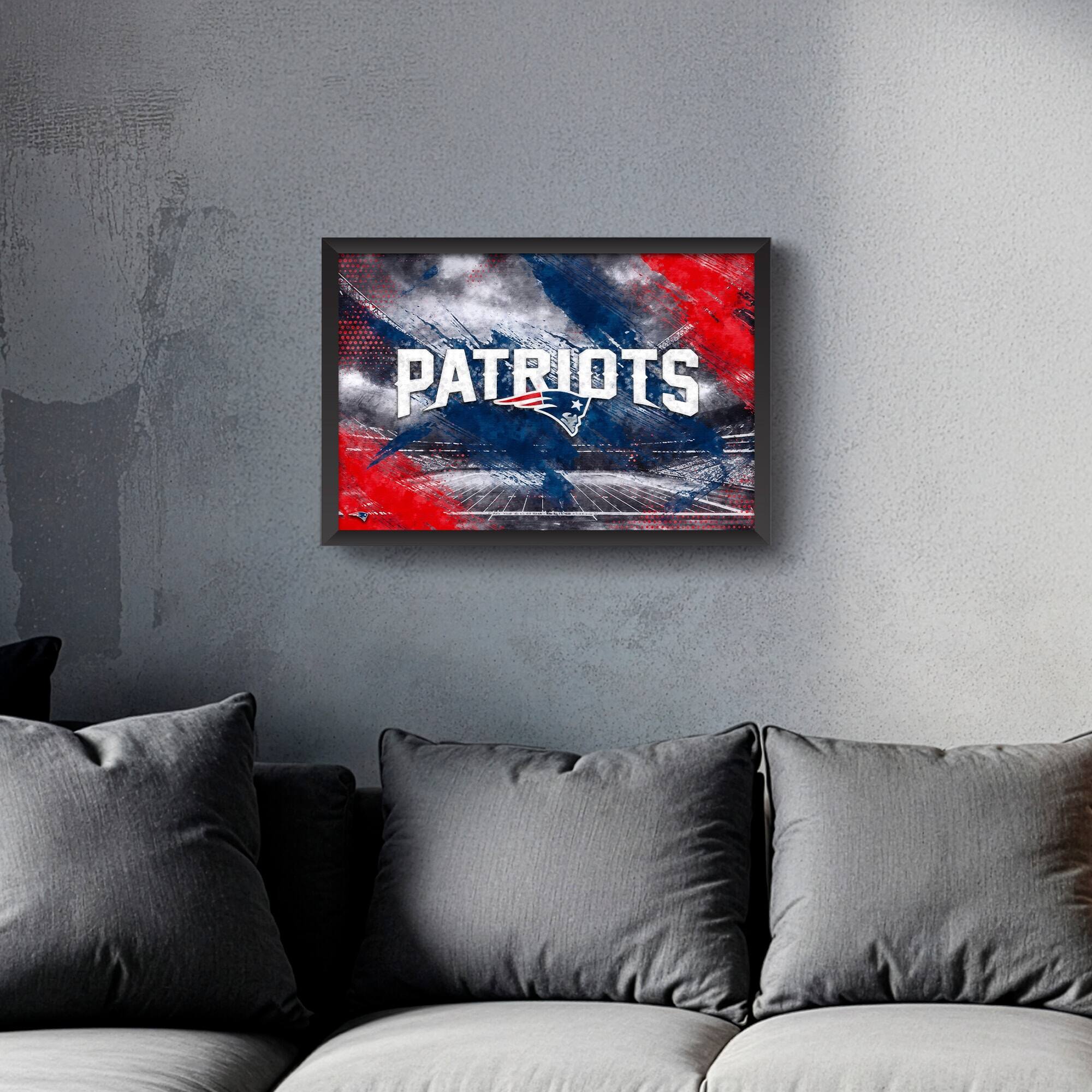 Alt View 1. Sporticulture - 14" x 20" Brush Stroke Logo Framed Art Print - Multicolor.