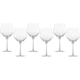 Schott Zwiesel - Pure Tritan Crystal Burgundy Glass, 23.4 ounce, Set Of 6 - Transparent