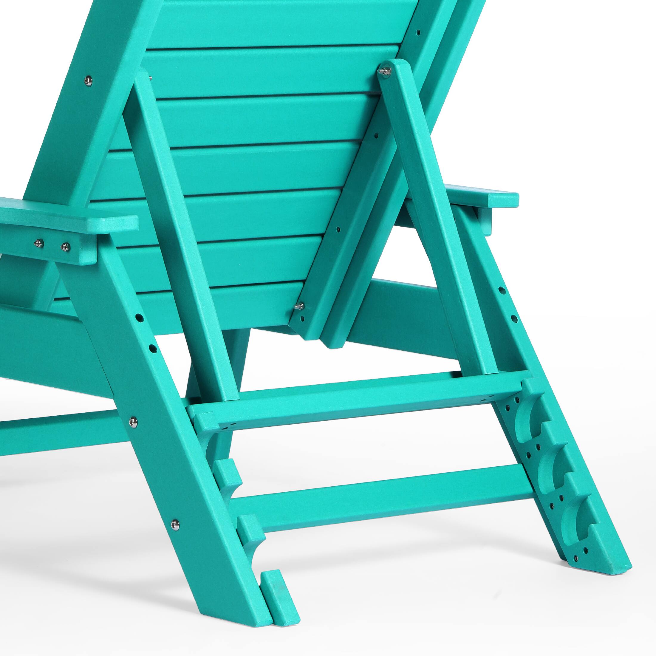 Alt View 6. WestinTrends - WestinTrends Malibu Poly Reclining Chaise Lounge - Turquoise.