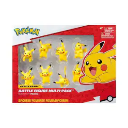 Pokémon - Battle Figure Pikachu 3 Inch Mini Figure 8 Pack - Yellow