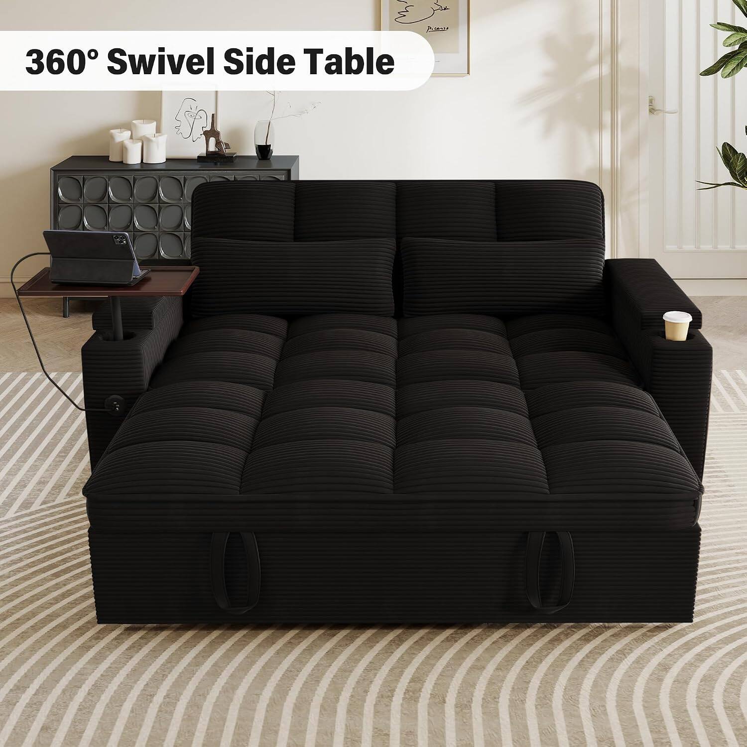 360° Swivel Side Table