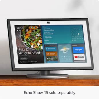Amazon Stand for Echo Show 15 | Premium Adjustable Stand with 360 Amazon Stand for Echo Show 15 | Premium Adjustable Stand with 360