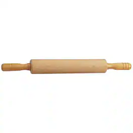 Better Houseware - 613 Wooden Rolling Pin With Nylon Bearings (small) - Brown