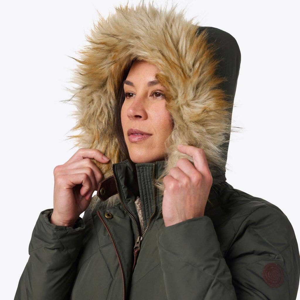 Alt View 3. Mobile Warming - Women's Carlyle Heated Jacket - Forest Green.