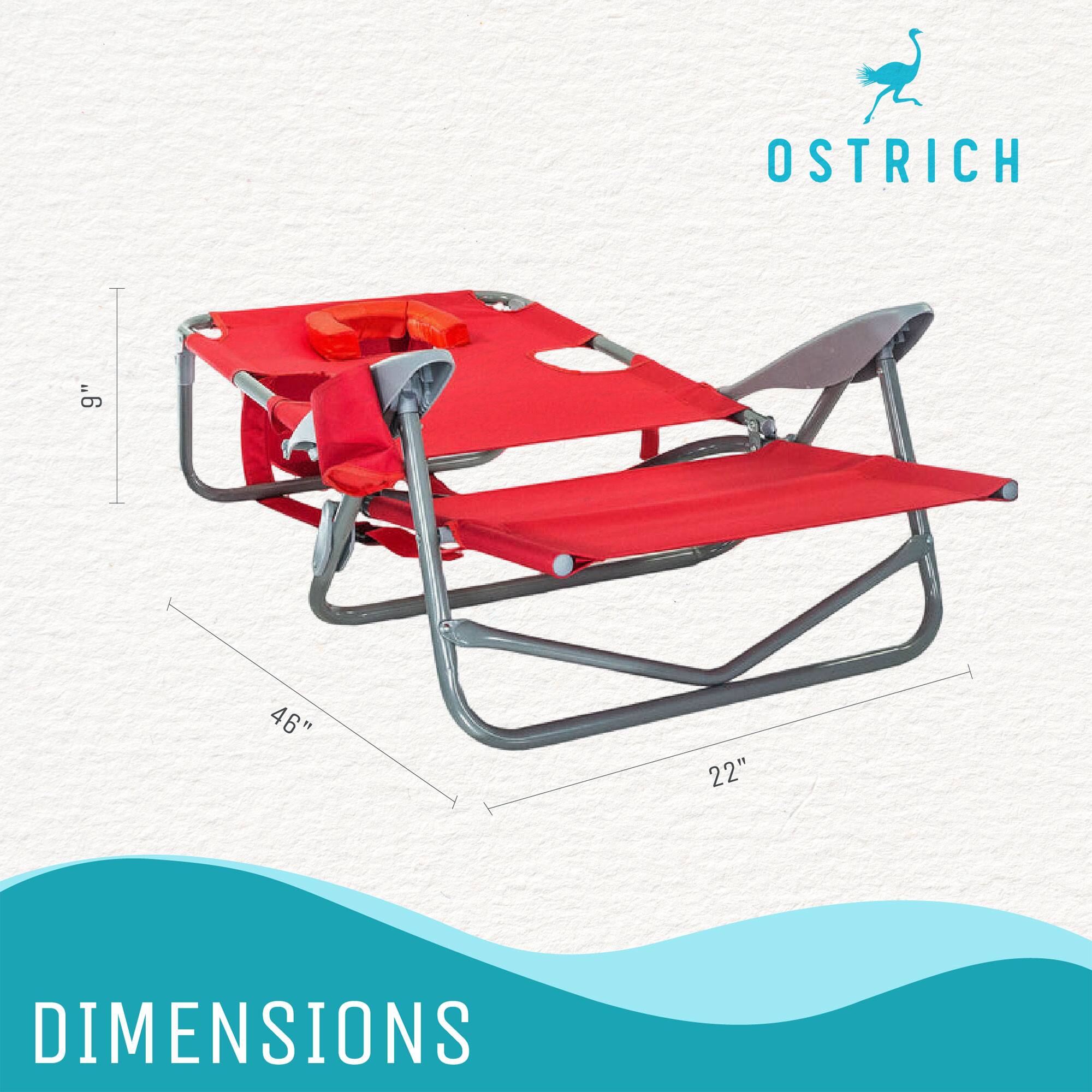 OSTRICH  
9" 46" 22"  
DIMENSIONS