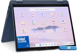 Lenovo - Chromebook Plus 2-in-1 14" Full HD Touchscreen Laptop - Intel Core 3 Processor N355 2025 - 8GB Memory - 128GB UFS - Cosmic Blue