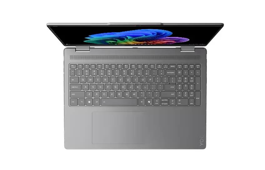Alt View 4. Lenovo - Lenovo Yoga 7i 2-in-1 Laptop 16.0 WUXGA Display (Intel Ultra 7-256V, 16GB LPDDR5X, 1TB SSD, Active Pen, Win 11 Pro) - Luna Grey.
