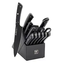 Henckels - Noir 13-pc Knife Block Set - Black