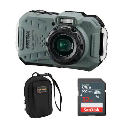 BOOKSRSLVAL
15m/50ft WATERPROOF SHOCKPROOF PENTAX UG-1000 ADVENTURE PROOF WAT PENTAX LENS SHOCKPROOF PENTAX ADVENTUREPROOF 200M WATERPROOF 16MR WATERPROOF
SHOCKPROOF
SLINGER
SanDisk Ultra 100 MB/s SDHC I 10 32GB