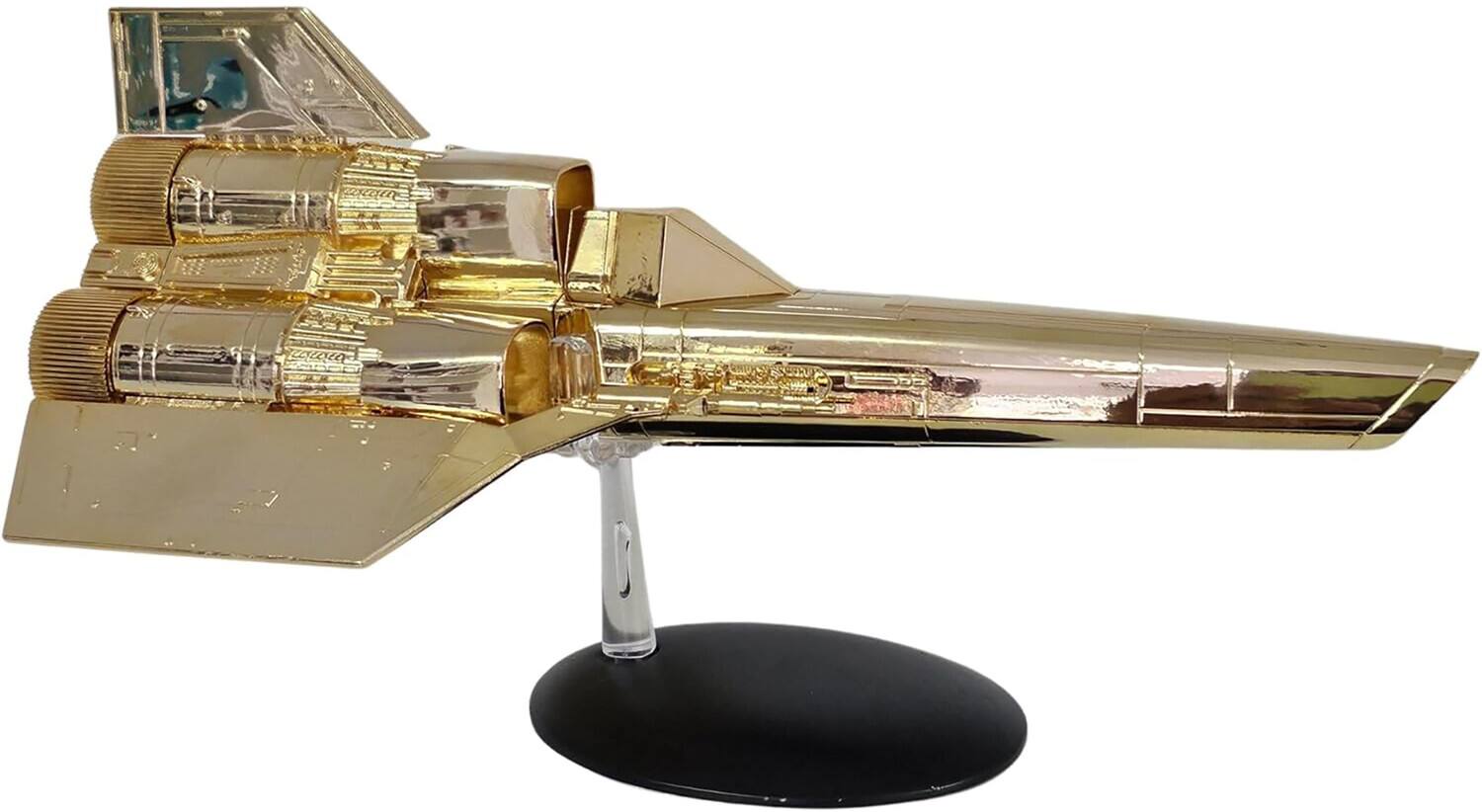 Alt View 2. PopMarket - Battlestar Galactica - Viper Mark I (TOS) Gold Edition Die-Cast 10.5" Ship   - COLLECTIBLES - Multicolor.