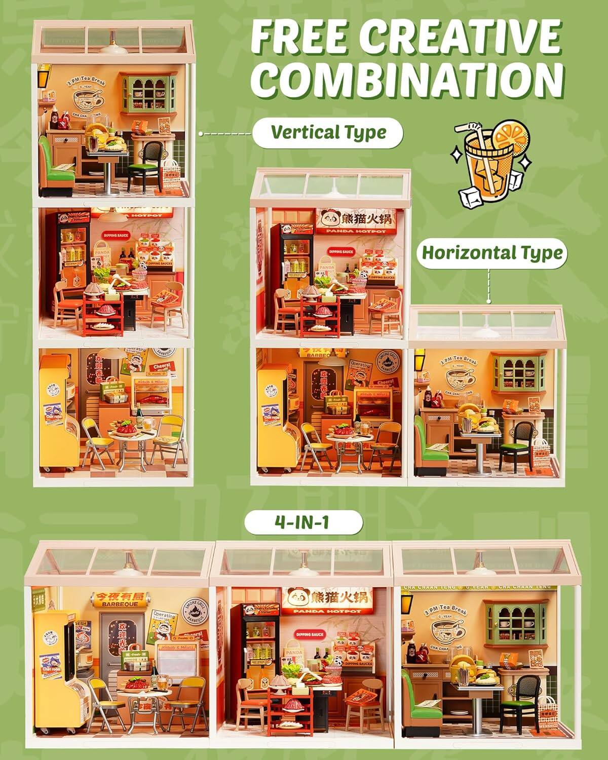 FREE CREATIVE COMBINATION

Vertical Type

Horizontal Type

4-IN-1