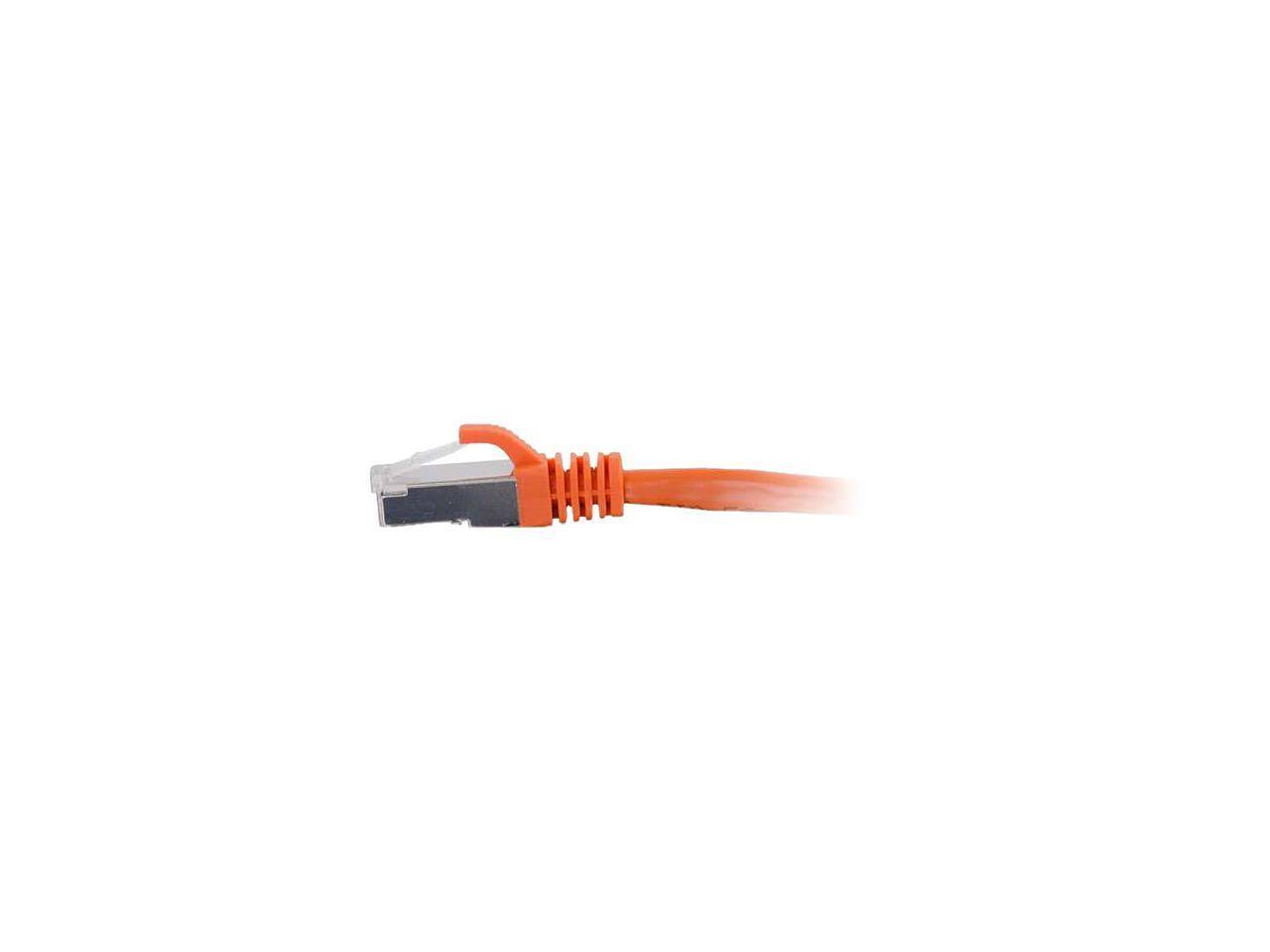 Alt View 3. Cables to Go - C2G / Cables to Go 00876 Cat6 Snagless Shielded (STP) Network Patch Cable, Orange (1 Foot/0.30 Meters).