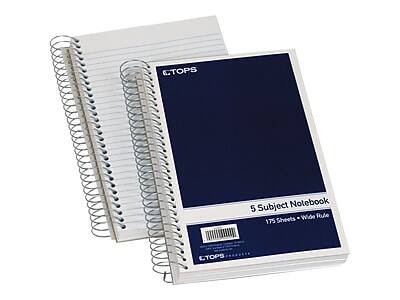 CTOPS  
Subject Notebook  
5 Subject Notebook  
175 Sheets - Wide Rule