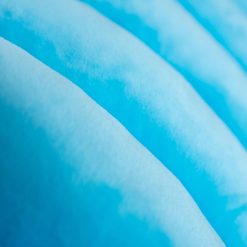 Left. Armarkat - Cat Bed Tube Shape - Blue.