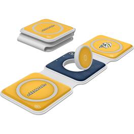 Keyscaper - Nashville Predators 3-in-1 Foldable Charger - White