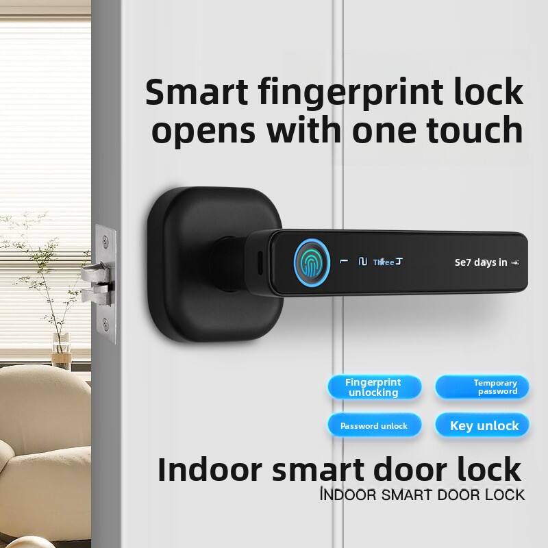 Smart fingerprint lock opens with one touch

Indoor smart door lock

Fingerprint unlocking
Temporary password
Password unlock
Key unlock

INDOOR SMART DOOR LOCK