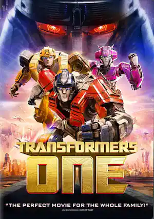 Front. Transformers One - DVD.