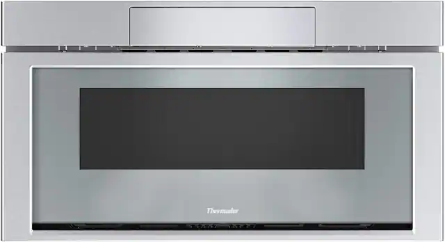 Front. Thermador - Masterpiece and Professional Series 1.2 Cu. Ft. Smart Microwave Drawer with Sensor Cooking Controls - Stainless Steel.