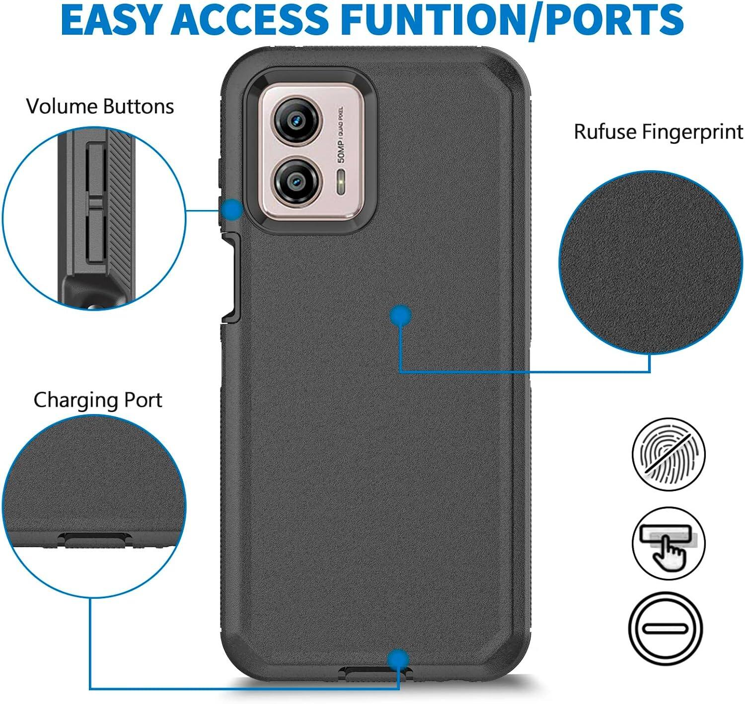 EASY ACCESS FUNCTION/PORTS
Volume Buttons
Rufuse Fingerprint
Charging Port