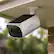 Angle. Swann - EVO Solar 2K Outdoor Wi-Fi Security Camera, Motion Detect, Night Vision, 2-Way Talk, Local Storage, 16GB Card - White.