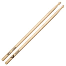 Vater - Pro Rock Hickory Drumsticks - 5A Grip, Oval Wood Tip, 16.25" Length (Pair) - VHPRW