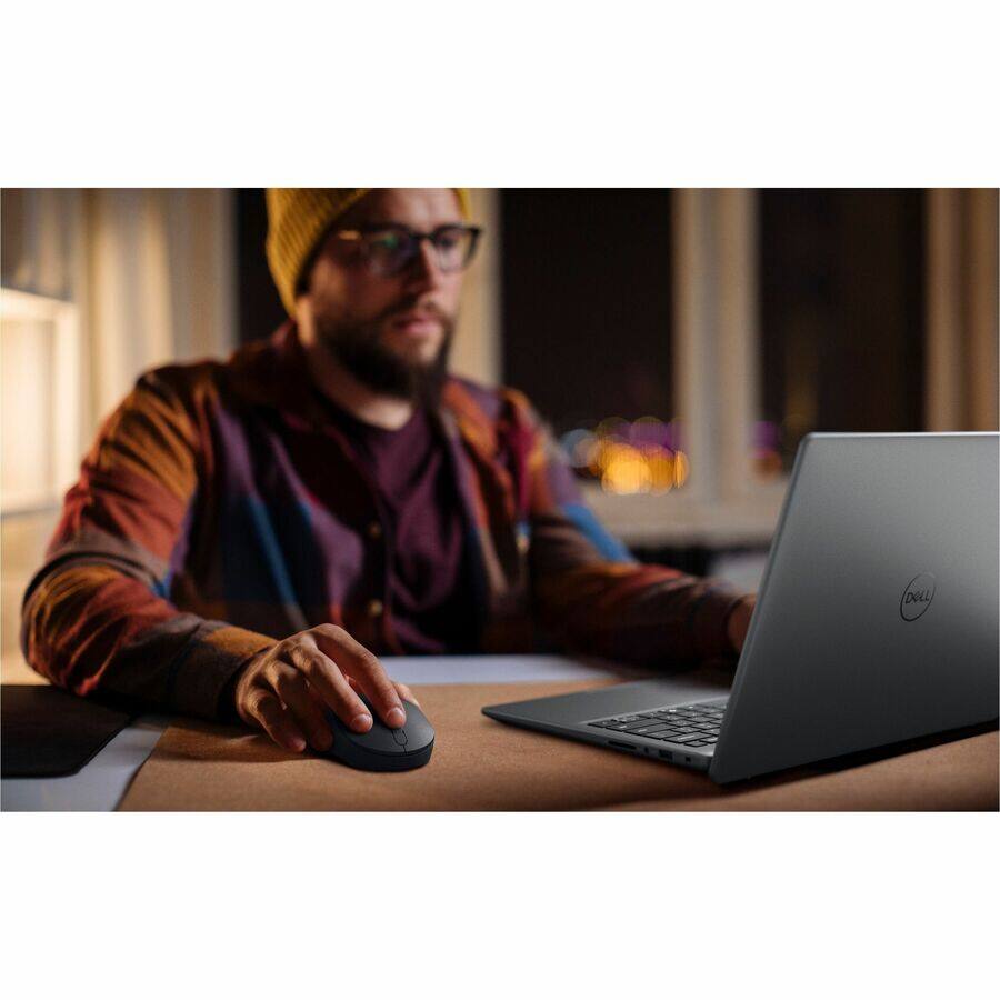 Alt View 2. Dell - Dell Silent Mouse - MS355 - Optical - Wireless - Bluetooth/Radio Frequency - 2.40 GHz - Black - USB - 4020 dpi - Scroll - Black.