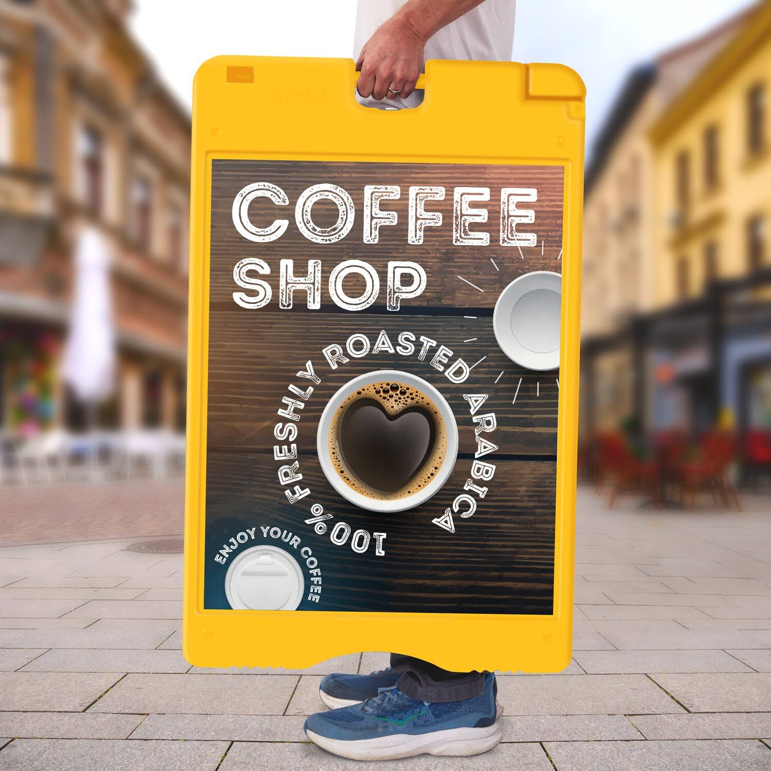 COFFEE SHOP  
FRESHLY ROASTED ARABICA  
100% COFFEE  
ENJOY YOUR COFFEE